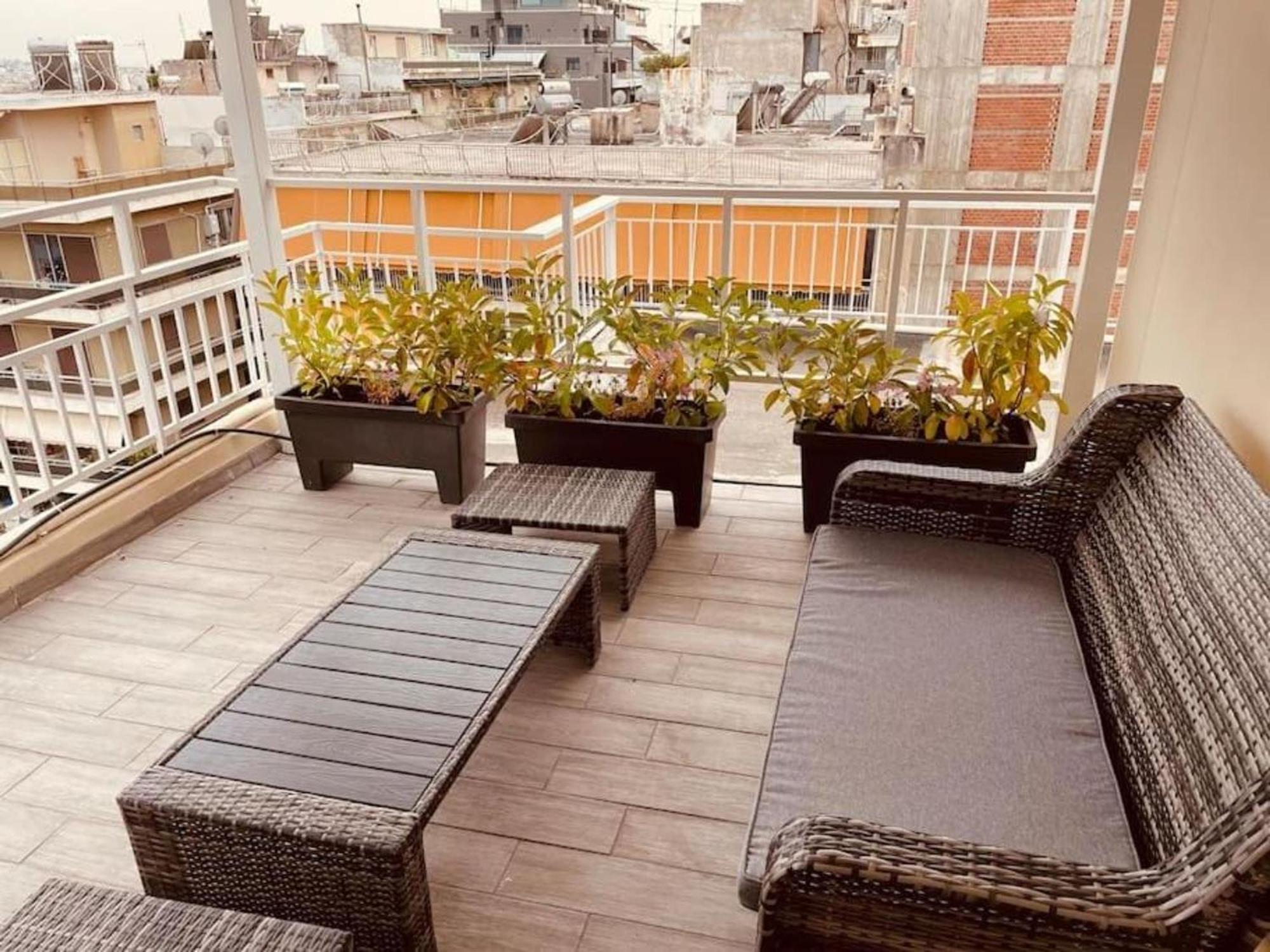 Tiny Rooftop Apartment Athen Exterior foto